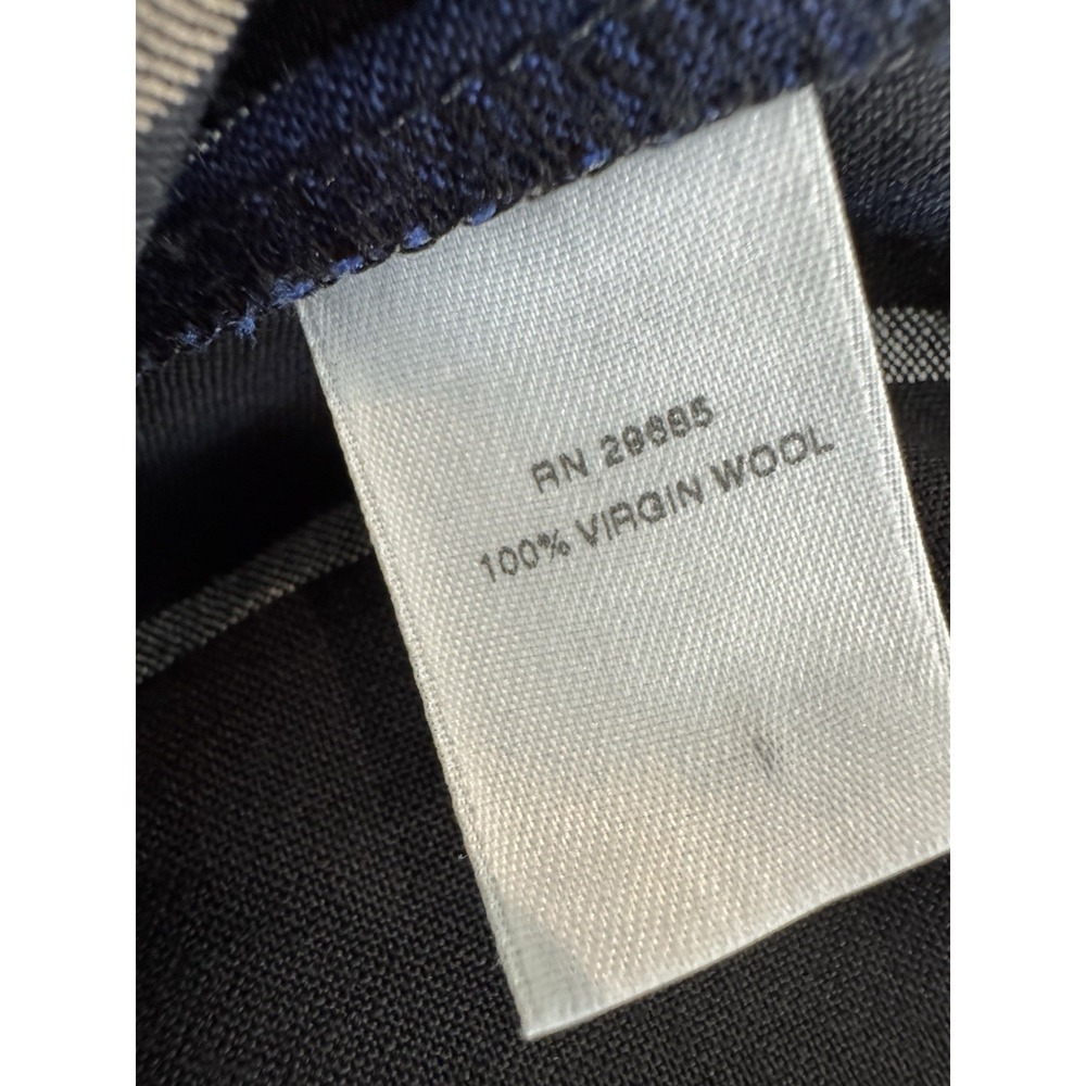 Pendleton Black Stripe Virgin Wool Button Front M… - image 7